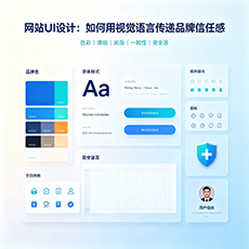 随州建站-网站UI设计:如何用视觉语言传递品牌信任感