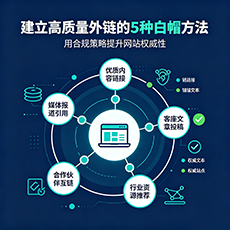广水建站-建立高质量外链的5种白帽方法